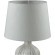 8120/1T COMFI LN25 белый, керамика/текстиль Настольная лампа E27 1*60W 220V SONA