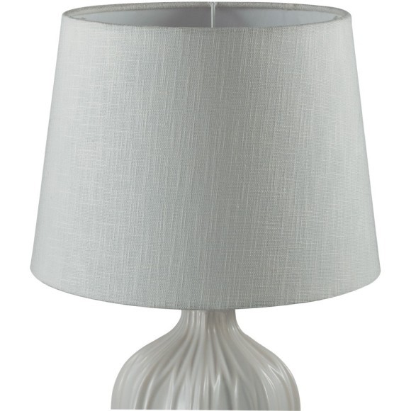 8120/1T COMFI LN25 белый, керамика/текстиль Настольная лампа E27 1*60W 220V SONA