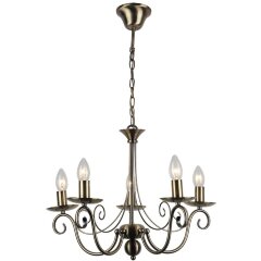 Люстра подвесная Lussole GRLSP-9941 ROOSEVELT IP21 под лампы 5xE14 35W