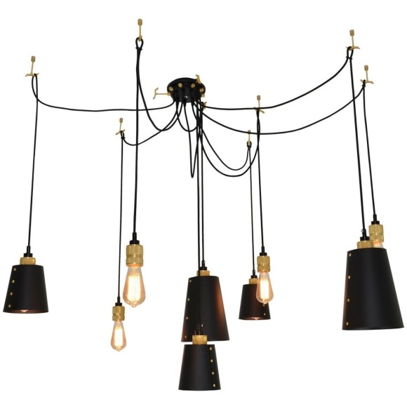 Люстра паук Lussole GRLSP-9869 SHIRLEY IP21 под лампы 9xE27 90W Люстра паук Lussole GRLSP-9869 SHIRLEY IP21 под лампы 9xE27 90W