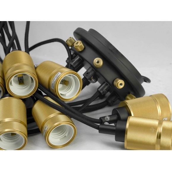 Люстра паук Lussole GRLSP-9869 SHIRLEY IP21 под лампы 9xE27 90W Люстра паук Lussole GRLSP-9869 SHIRLEY IP21 под лампы 9xE27 90W