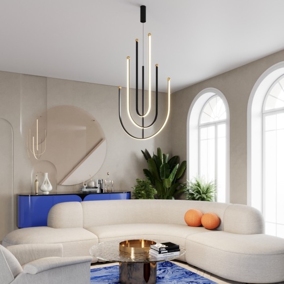 Подвесной светильник (регулирумые рожки) LED 70W 3000K Odeon Light MEMFI 6633/70L Подвесной светильник (регулирумые рожки) LED 70W 3000K Odeon Light MEMFI 6633/70L