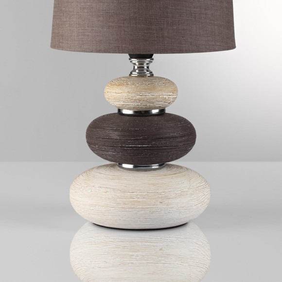 8126/1T COMFI LN25 коричневый/бежевый/белый, керамика/текстиль Настольная лампа Е14 1*40W 220V LATZA 8126/1T COMFI LN25 коричневый/бежевый/белый, керамика/текстиль Настольная лампа Е14 1*40W 220V LATZA