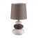 8126/1T COMFI LN25 коричневый/бежевый/белый, керамика/текстиль Настольная лампа Е14 1*40W 220V LATZA 8126/1T COMFI LN25 коричневый/бежевый/белый, керамика/текстиль Настольная лампа Е14 1*40W 220V LATZA