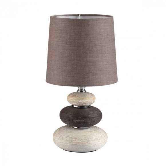 8126/1T COMFI LN25 коричневый/бежевый/белый, керамика/текстиль Настольная лампа Е14 1*40W 220V LATZA 8126/1T COMFI LN25 коричневый/бежевый/белый, керамика/текстиль Настольная лампа Е14 1*40W 220V LATZA