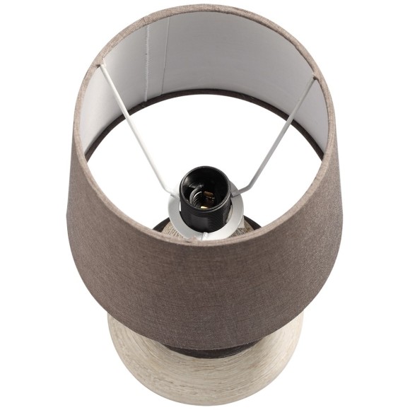 8126/1T COMFI LN25 коричневый/бежевый/белый, керамика/текстиль Настольная лампа Е14 1*40W 220V LATZA 8126/1T COMFI LN25 коричневый/бежевый/белый, керамика/текстиль Настольная лампа Е14 1*40W 220V LATZA