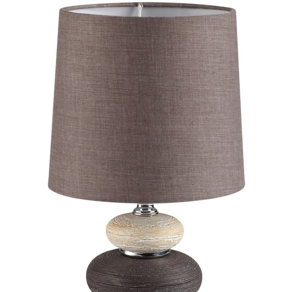 8126/1T COMFI LN25 коричневый/бежевый/белый, керамика/текстиль Настольная лампа Е14 1*40W 220V LATZA 8126/1T COMFI LN25 коричневый/бежевый/белый, керамика/текстиль Настольная лампа Е14 1*40W 220V LATZA