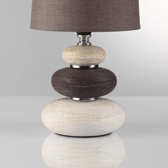 8126/1T COMFI LN25 коричневый/бежевый/белый, керамика/текстиль Настольная лампа Е14 1*40W 220V LATZA 8126/1T COMFI LN25 коричневый/бежевый/белый, керамика/текстиль Настольная лампа Е14 1*40W 220V LATZA