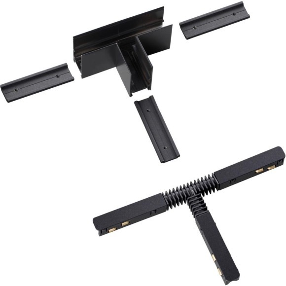 Соединитель питание+металл Т-образный для накладных шин серии Novotech Flum 135126