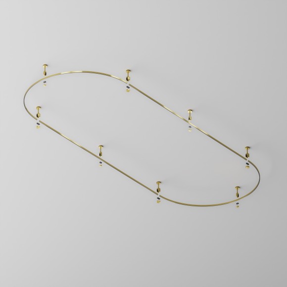 Шинопровод накладной/подвесной Technical TRX154-2SR-D1200-BS