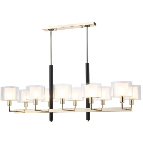 Люстры Crystal Lux MAESTRO SP-PL10 L1100 GOLD