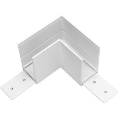 Соединитель PRO L-образный горизонтальный Teta Lightstar 505126-ALU