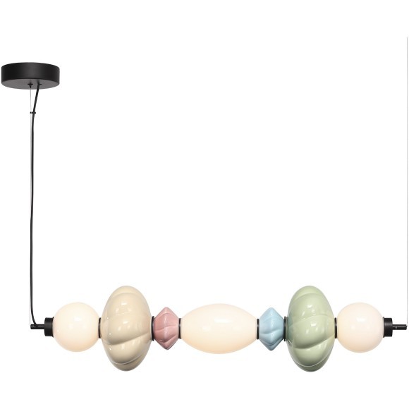 SL6134.443.01 Светильник подвесной ST-Luce черный/зеленый, розовый, желтый, синий, опаловый LED 1*24 FLORENTINI
