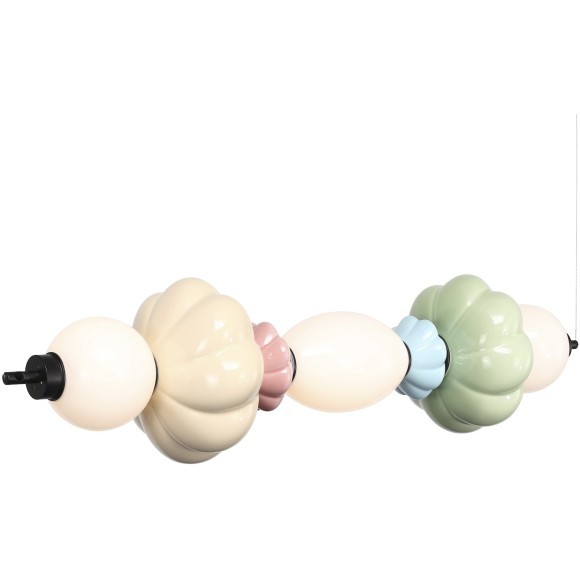 SL6134.443.01 Светильник подвесной ST-Luce черный/зеленый, розовый, желтый, синий, опаловый LED 1*24 FLORENTINI