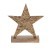 427116 Статуэтка Звезда BALIGUIAN, L150, B50, H165, алюминий, дерево, коричневый, цвет золотой