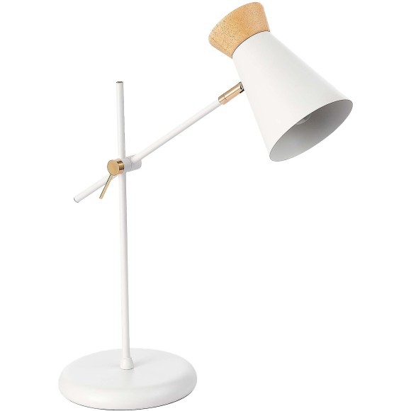 SLE1252-504-01 Прикроватная лампа Белый, Золотистый/Белый, Дерево E27 1*60W ALFEO SLE1252-504-01 Прикроватная лампа Белый, Золотистый/Белый, Дерево E27 1*60W ALFEO