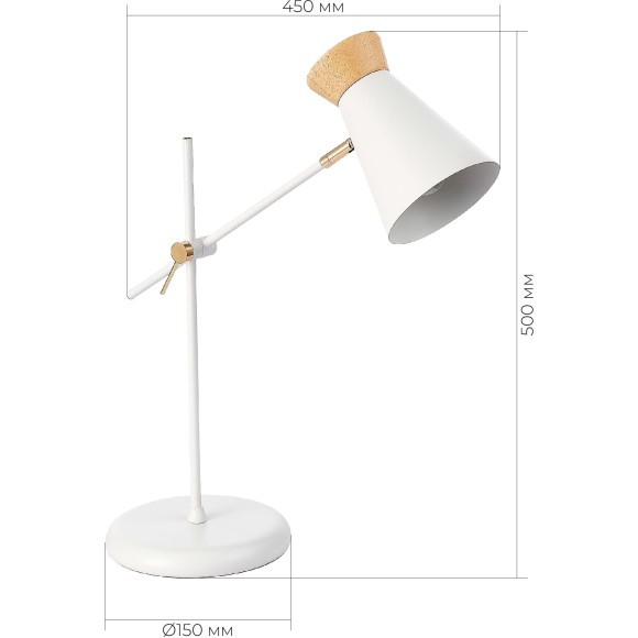 SLE1252-504-01 Прикроватная лампа Белый, Золотистый/Белый, Дерево E27 1*60W ALFEO SLE1252-504-01 Прикроватная лампа Белый, Золотистый/Белый, Дерево E27 1*60W ALFEO