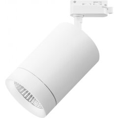 Однофазный двужильный светодиодный трековый светильник Lightstar 303264 Canno 4000К 2240Лм CRI80+ 45° 35Вт Однофазный двужильный светодиодный трековый светильник Lightstar 303264 Canno 4000К 2240Лм CRI80+ 45° 35Вт