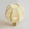 Voltega DIY.Bulbs VG10-BRA240E27warm4W-F-W арт. 8571 Декоративная филаментная LED-лампа E27, 4 Вт, 3000К, CRI 80, 350 лм, IP20, плафон из веревки (ткани), не диммируемая