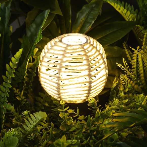 Voltega DIY.Bulbs VG10-BRA240E27warm4W-F-W арт. 8571 Декоративная филаментная LED-лампа E27, 4 Вт, 3000К, CRI 80, 350 лм, IP20, плафон из веревки (ткани), не диммируемая