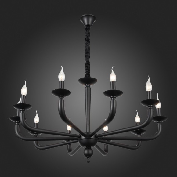 SL1114.403.10 Люстра подвесная ST-Luce Черный E14 10*40W FORTEZA