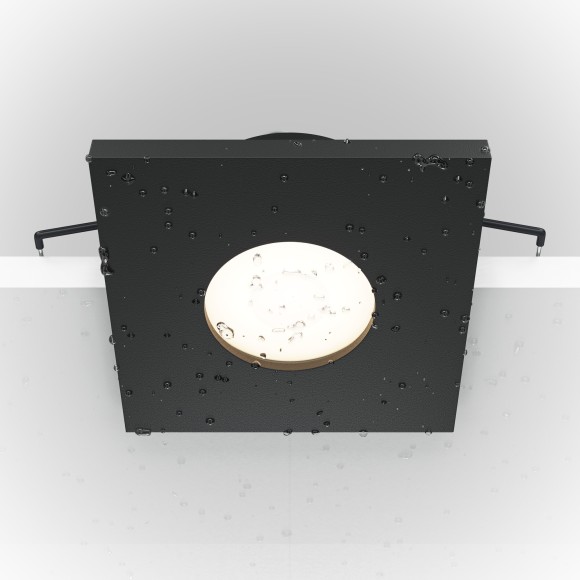 Встраиваемый светильник Maytoni DL083-01-GU10-SQ-B Stark IP65 под лампу 1xGU10 50W