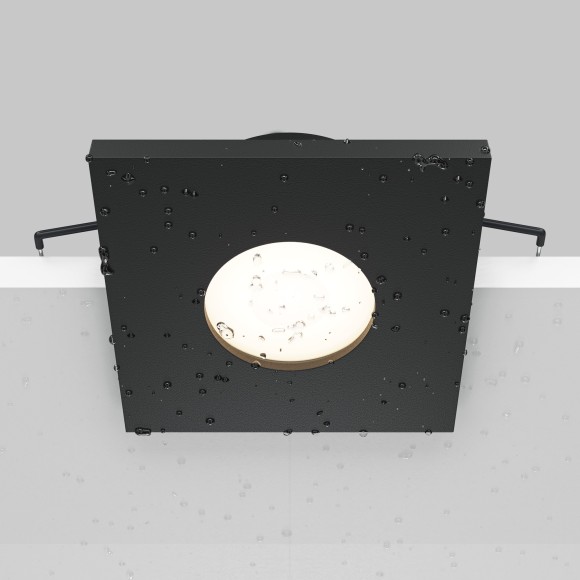 Встраиваемый светильник Maytoni DL083-01-GU10-SQ-B Stark IP65 под лампу 1xGU10 50W