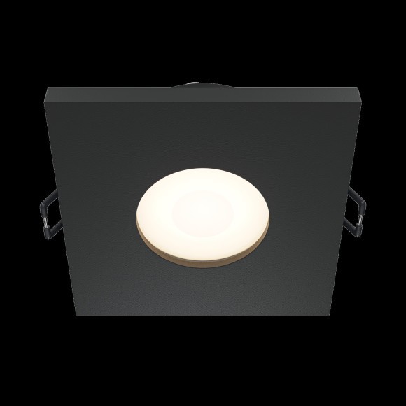 Встраиваемый светильник Maytoni DL083-01-GU10-SQ-B Stark IP65 под лампу 1xGU10 50W