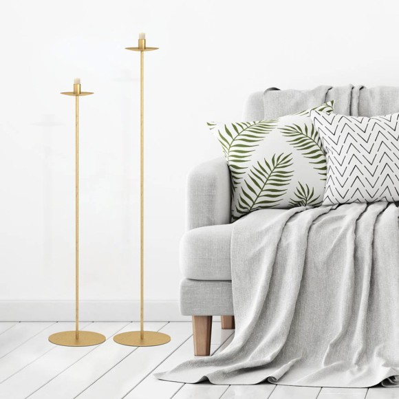 422618 TENGGARONG Подсвечник металл арт-деко золотой 422618 TENGGARONG Подсвечник металл арт-деко золотой