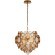 Светильник подвесной Crystal Lux DESEO SP6 D460 GOLD