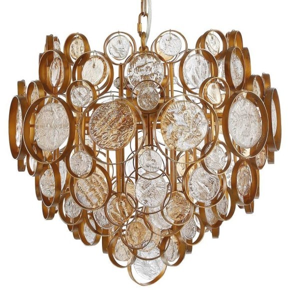 Светильник подвесной Crystal Lux DESEO SP6 D460 GOLD