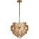 Светильник подвесной Crystal Lux DESEO SP6 D460 GOLD