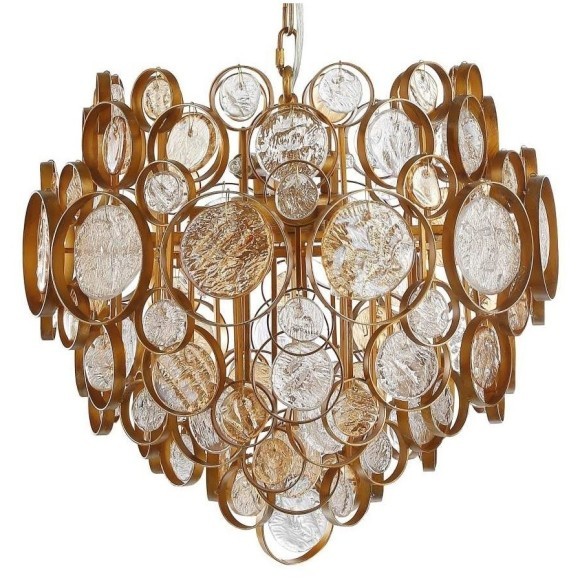 Светильник подвесной Crystal Lux DESEO SP6 D460 GOLD