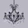 Люстра Crystal Lux MAGNIFICO SP13 BLACK/TRANSPARENT