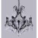 Люстра Crystal Lux MAGNIFICO SP13 BLACK/TRANSPARENT