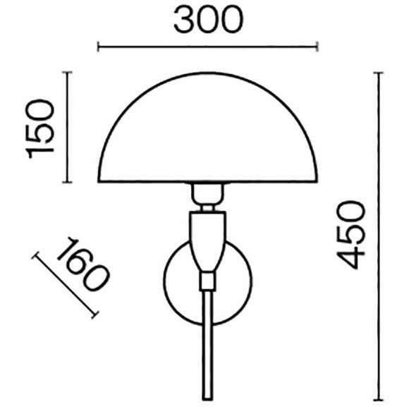 Бра Maytoni Z034WL-01BS Prima под лампу 1xE27 60W Бра Maytoni Z034WL-01BS Prima под лампу 1xE27 60W
