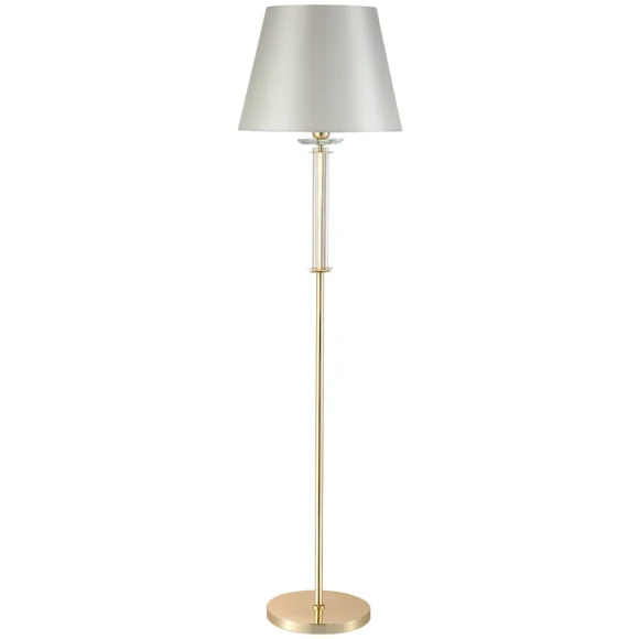 Торшер Crystal Lux NICOLAS PT1 GOLD/WHITE