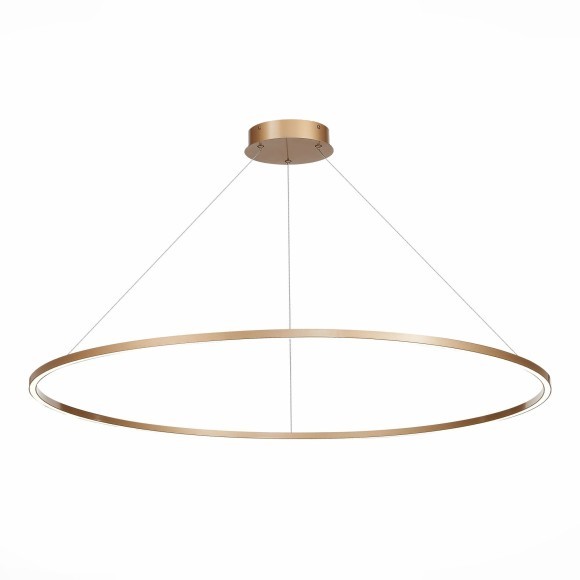 ST605.203.57 Cветильник подвесной SMART ST-Luce Золотистый/Белый LED 1*57W 2800-6500K Подвесные светильники