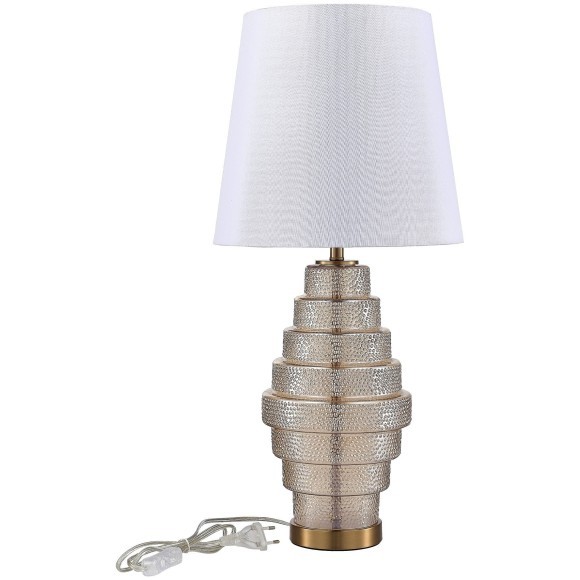 SL1001.204.01 Прикроватная лампа ST-Luce Латунь,Коньячный/Кремовый E27 1*40W REXITE