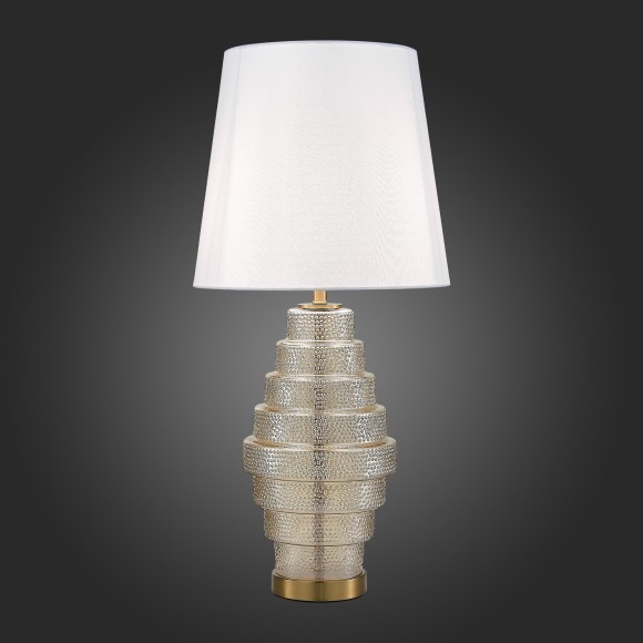 SL1001.204.01 Прикроватная лампа ST-Luce Латунь,Коньячный/Кремовый E27 1*40W REXITE