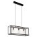 49393 Подвес CHARTERHOUSE, 3x60W (E27), 730х200, H1100, сталь, черный/стекло, прозрачный