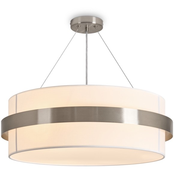 Подвесной светильник с тканевым абажуром 60см под 6 сменных ламп E14 Freya Bride FR5367PL-06N