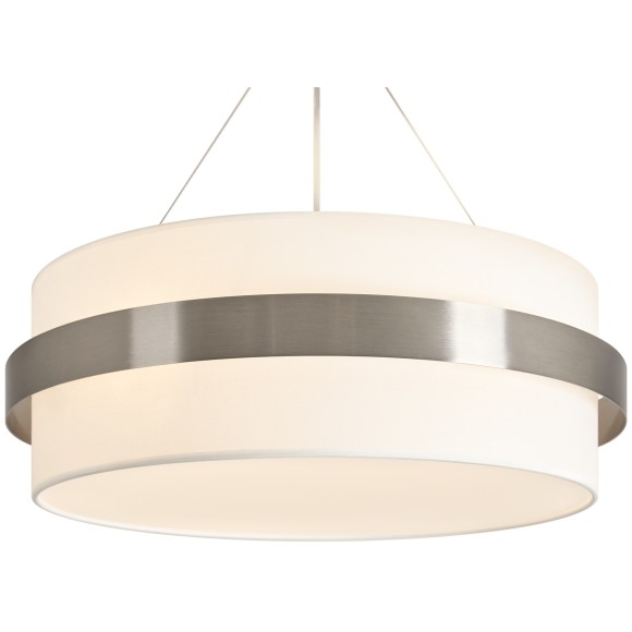 Подвесной светильник с тканевым абажуром 60см под 6 сменных ламп E14 Freya Bride FR5367PL-06N