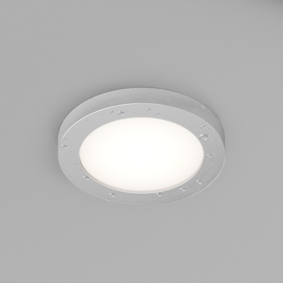 DK3012-AL Встраиваемый светильник влагозащищенный IP44 макс 50Вт GU10 серый алюминий