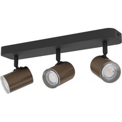 300589 Спот CONSUMA 1, 3X5W(GU10), IP44,сталь, бронзовый, черный