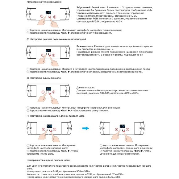 Maytoni CV03-SPI-RGB 711008 Контроллер с датчиком движения и освещенности в комплекте, для упр. SPI лентами RGB или MIX, 5-24В, макс. 960 пикселей ленты