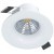98243 Светодиодный встраиваемый светильник SALICETO димм., 6W(LED), ?88, 380lm, 3000K, алюминий, белый