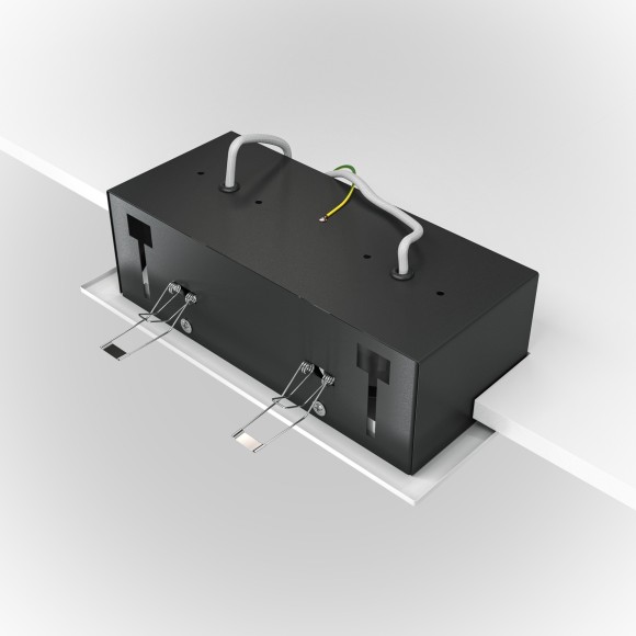 Встраиваемый светильник Maytoni DL008-2-02-W Metal Modern под лампы 2xGU10 50W