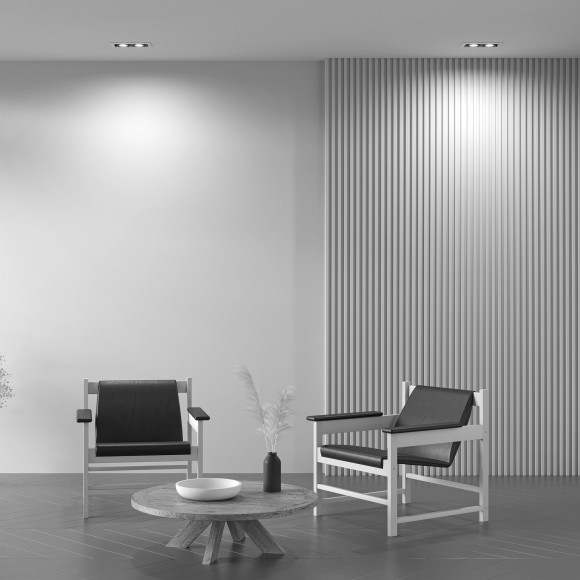 Встраиваемый светильник Maytoni DL008-2-02-W Metal Modern под лампы 2xGU10 50W