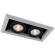 Встраиваемый светильник Maytoni DL008-2-02-W Metal Modern под лампы 2xGU10 50W